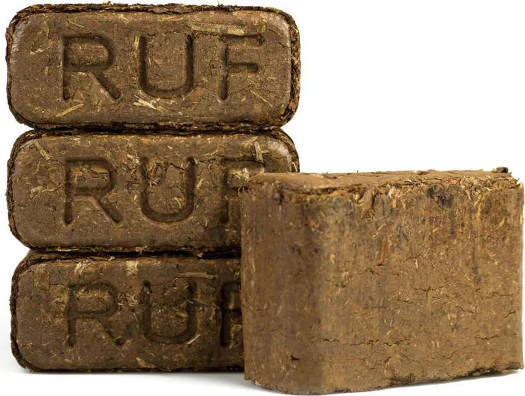 RUF Rindenbriketts Gluthalter Nachtwächter Holzbriketts, 36 x 12kg Briketts, 432kg Palette